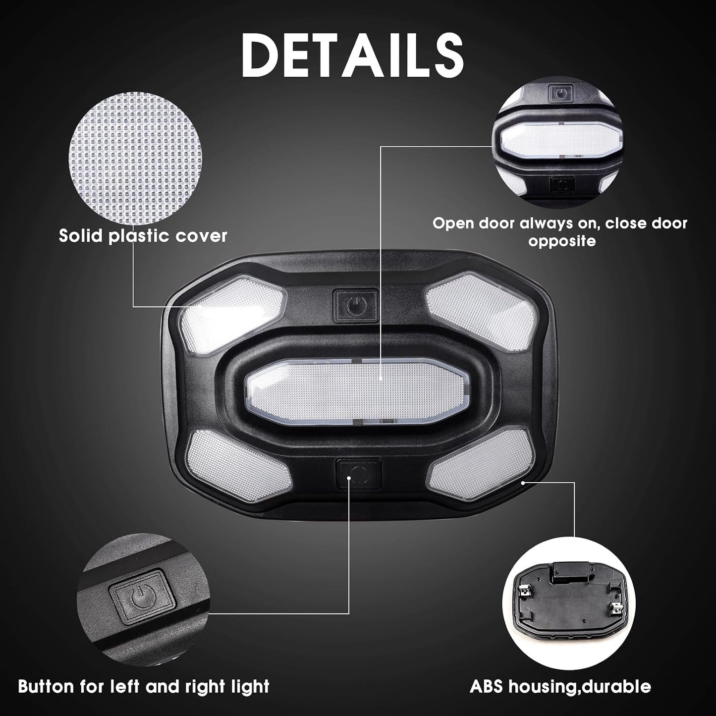 Bombilla LED domo Jeep Wrangler JL 2018-23 30 LED 6500K