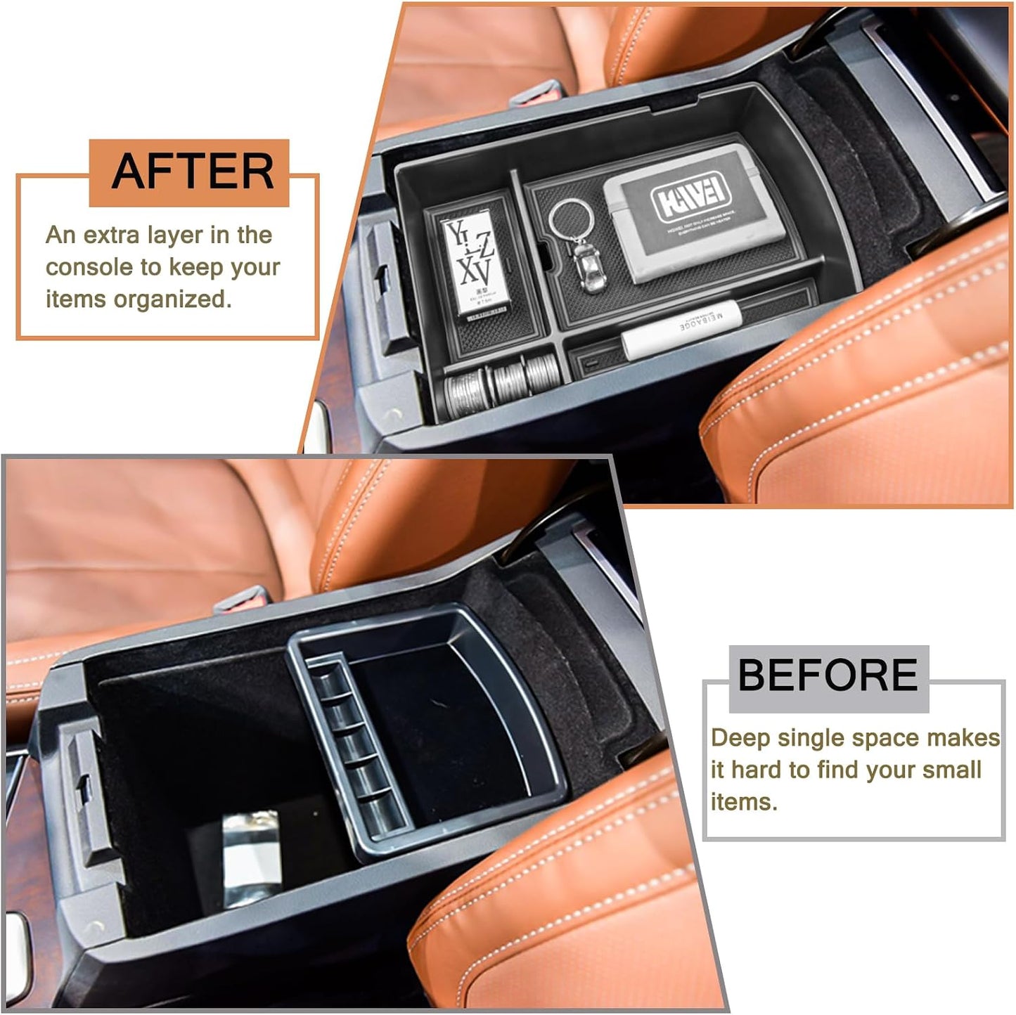 Bandeja organizadora consola central Subaru Ascent 19-25