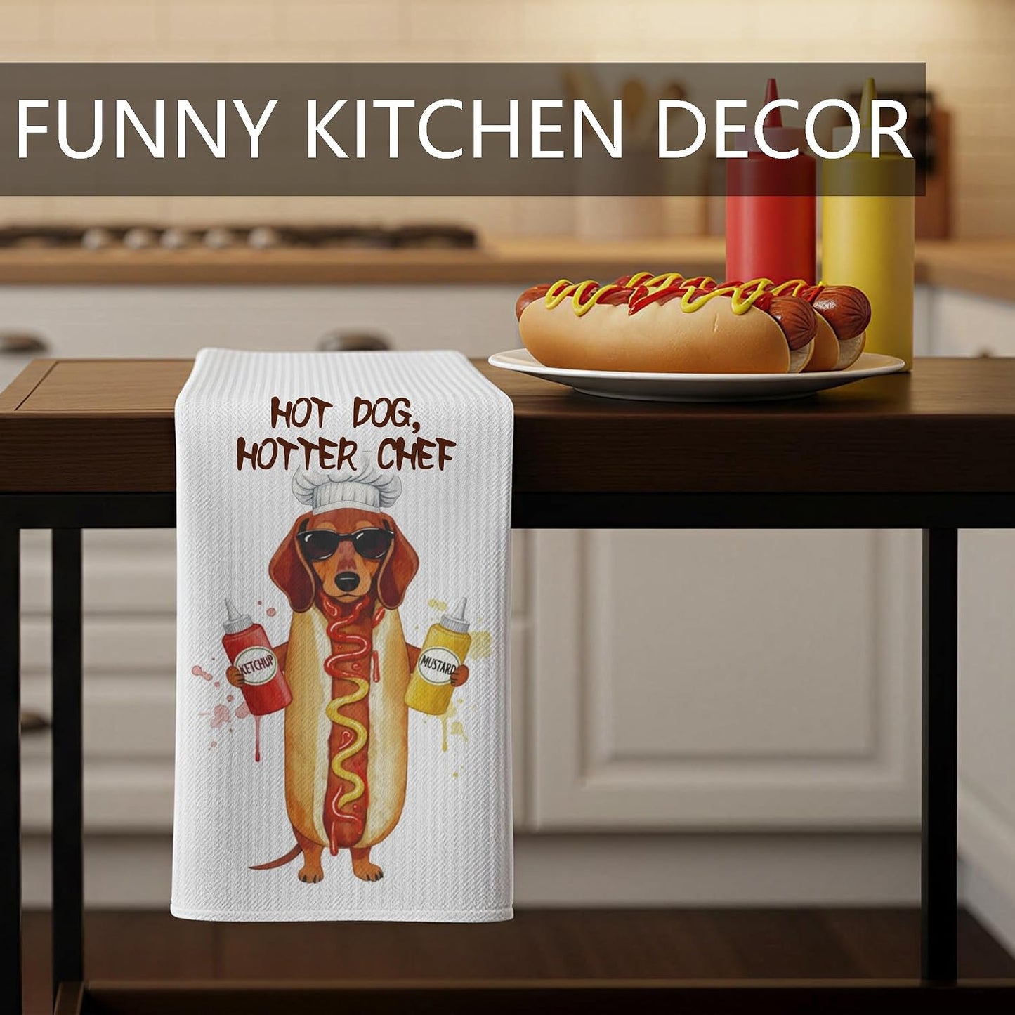 Toalla perro Dachshund 16x24pulg regalo amantes perros salchichas