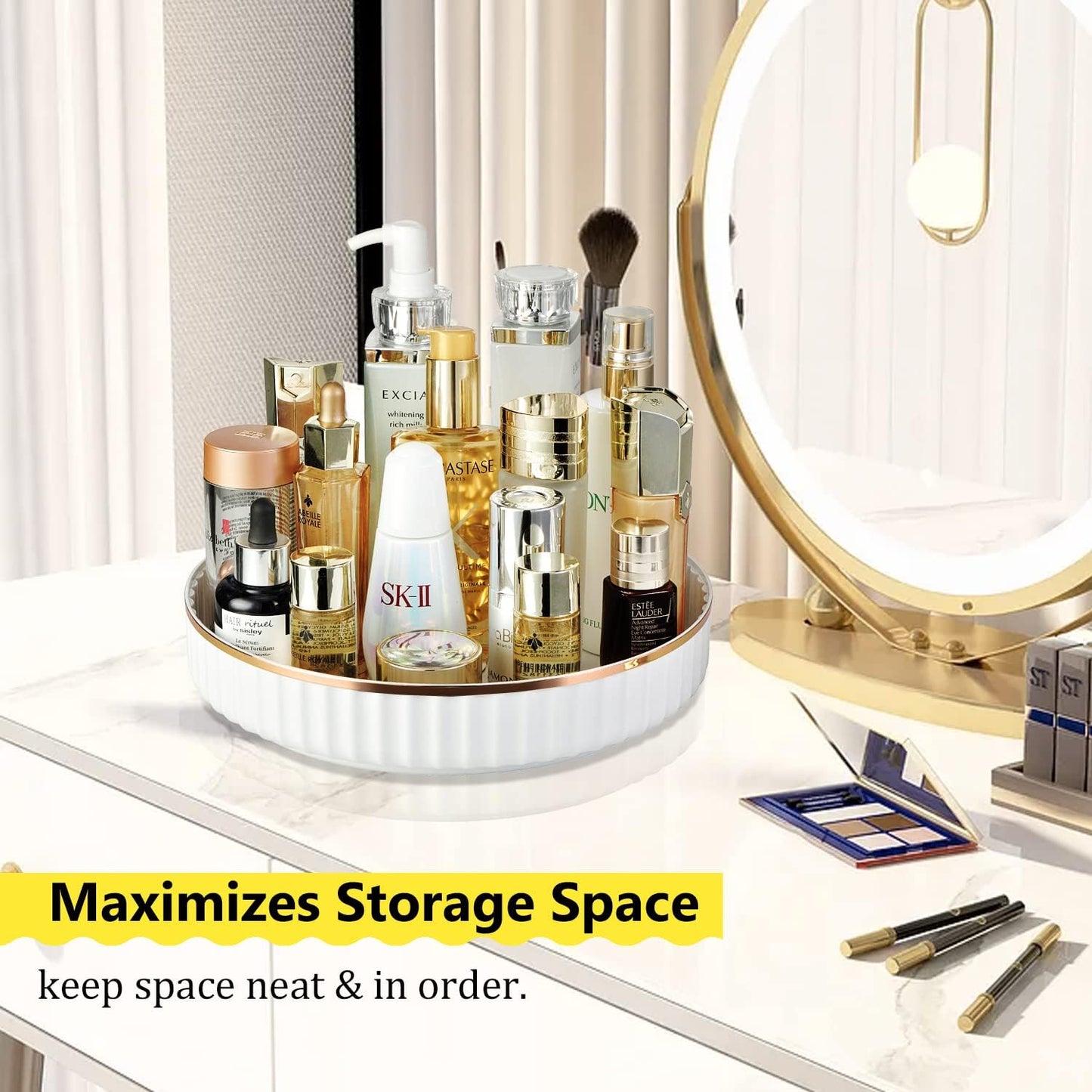 2 Organiz. Lazy Susan 10" para especias cocina