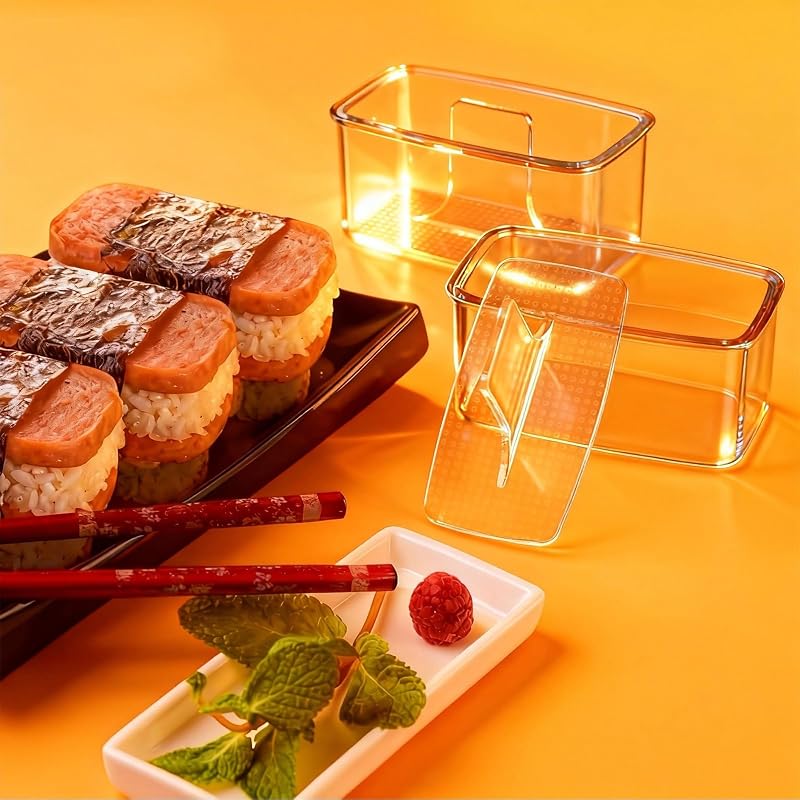Molde Musubi 3 Pzas Antiadherente Sin BPA para Arroz