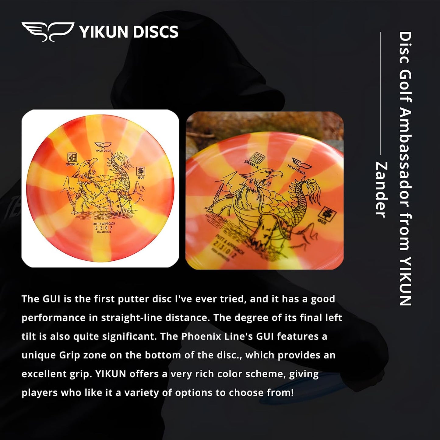 Disco golf estables PDGA aprobado 6.00-6.17oz naranja