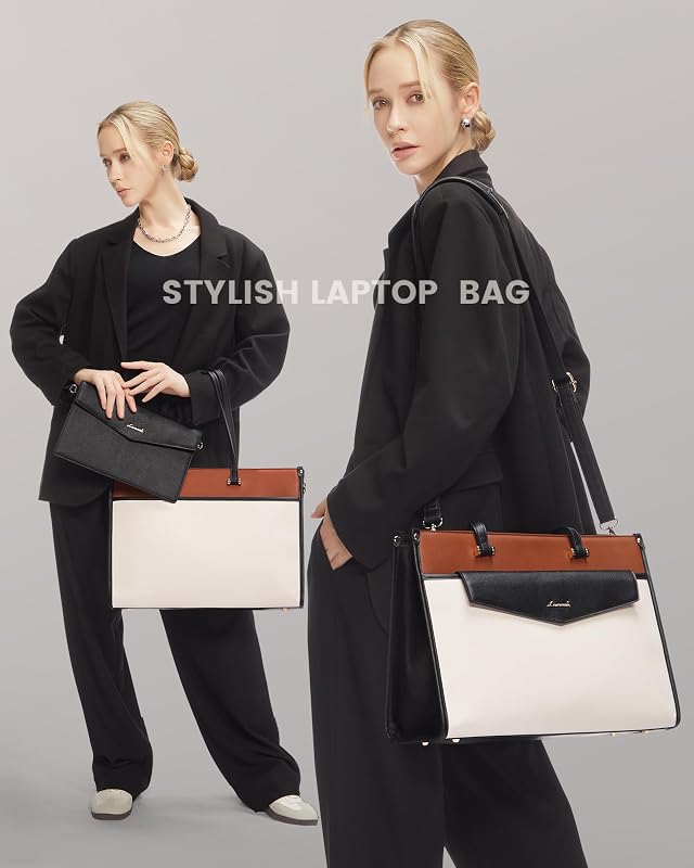 Bolsa computadora 17.3pulg 2en1 cuero impermeable