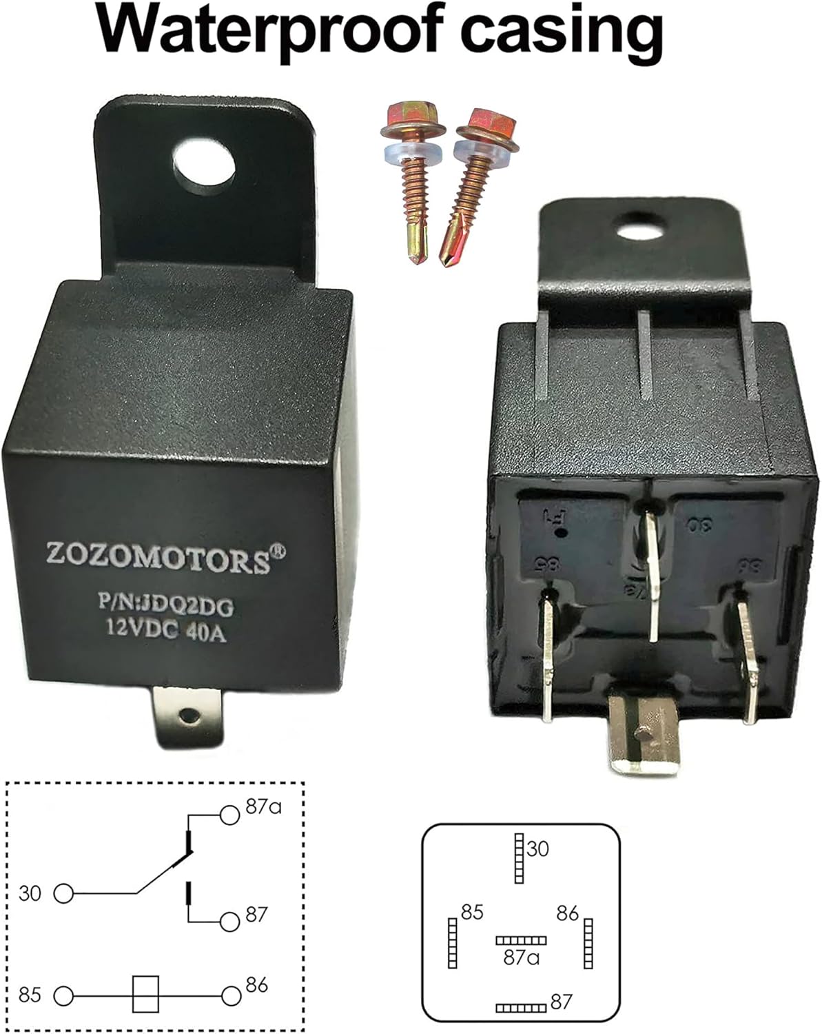 Kit relé ventilador eléctrico doble 40A 185-175°C