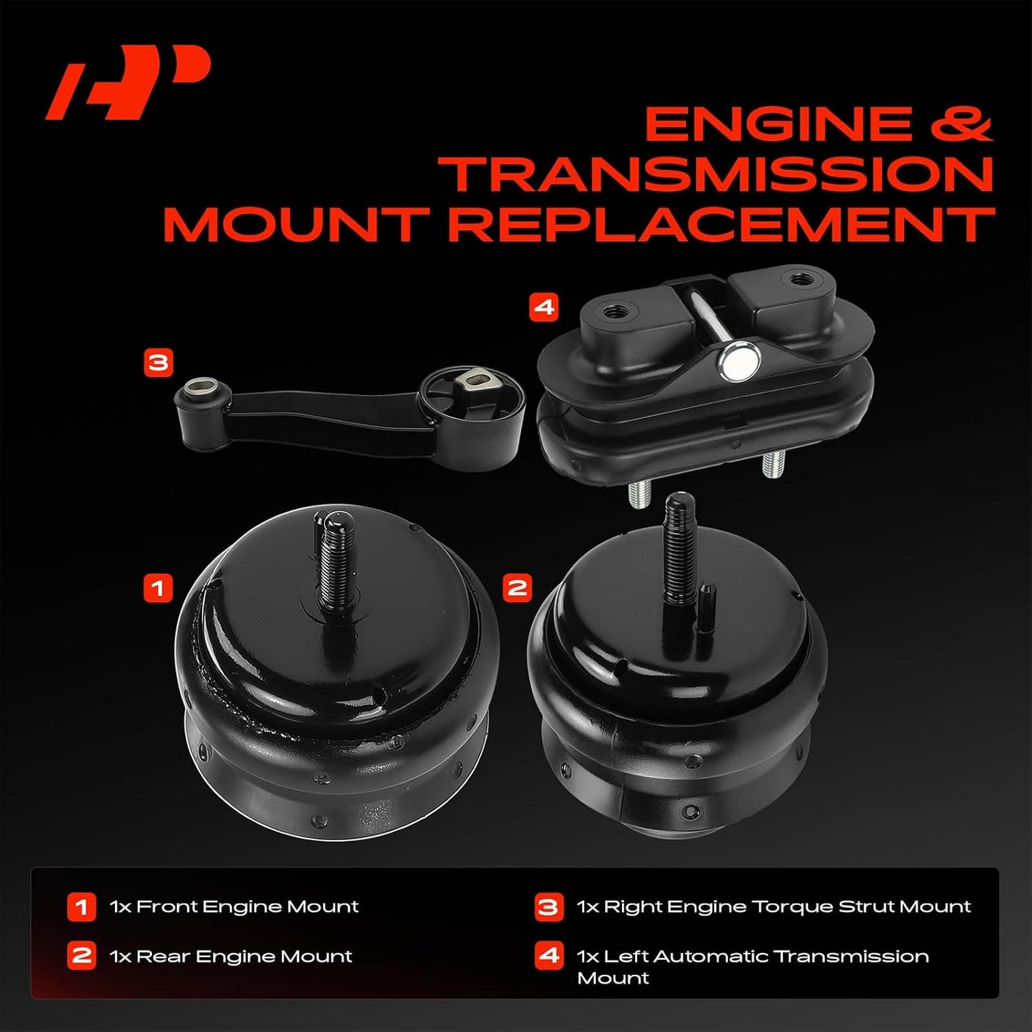 Set 4 soportes transmisión motor Buick Lucerna 3.9L