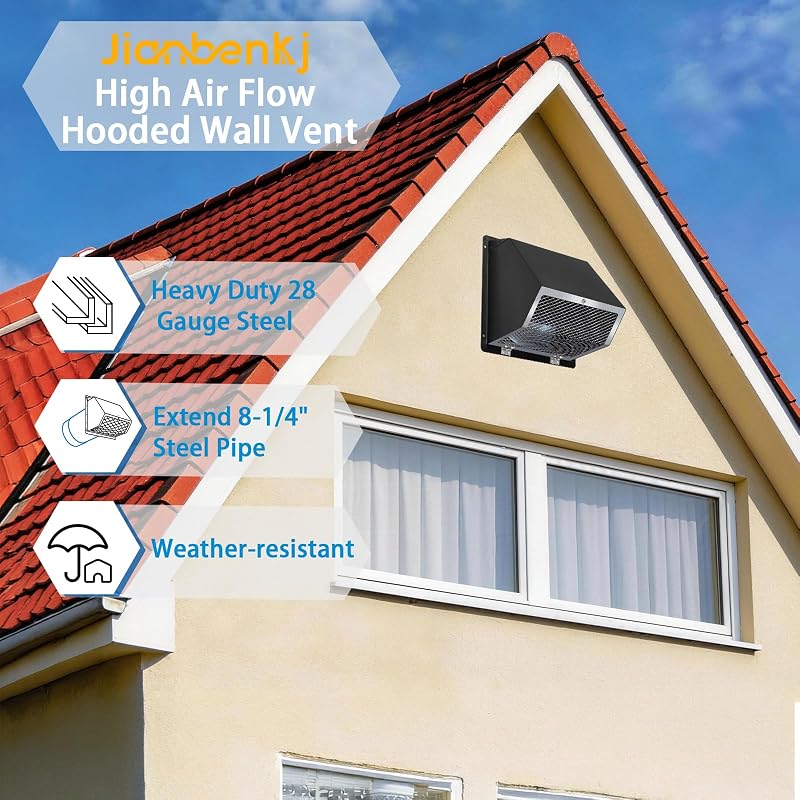 Cubierta ventilación exterior para secadora baño cocina