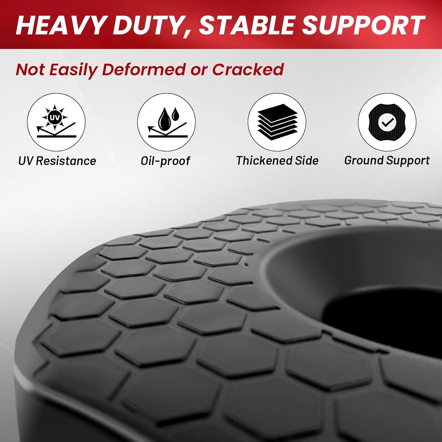 4 Bloques Gato Remolque con Bolsa Estabilizadores Caravana