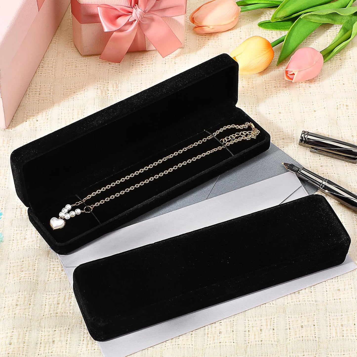12 Cajas Terciopelo para Pulseras Joyas Regalo