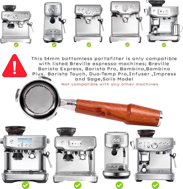 Set portafiltros para café espresso Breville con
