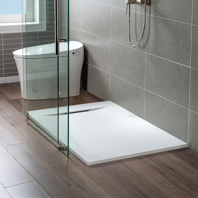 Base ducha umbral cero 47x31pulg drenaje reversible