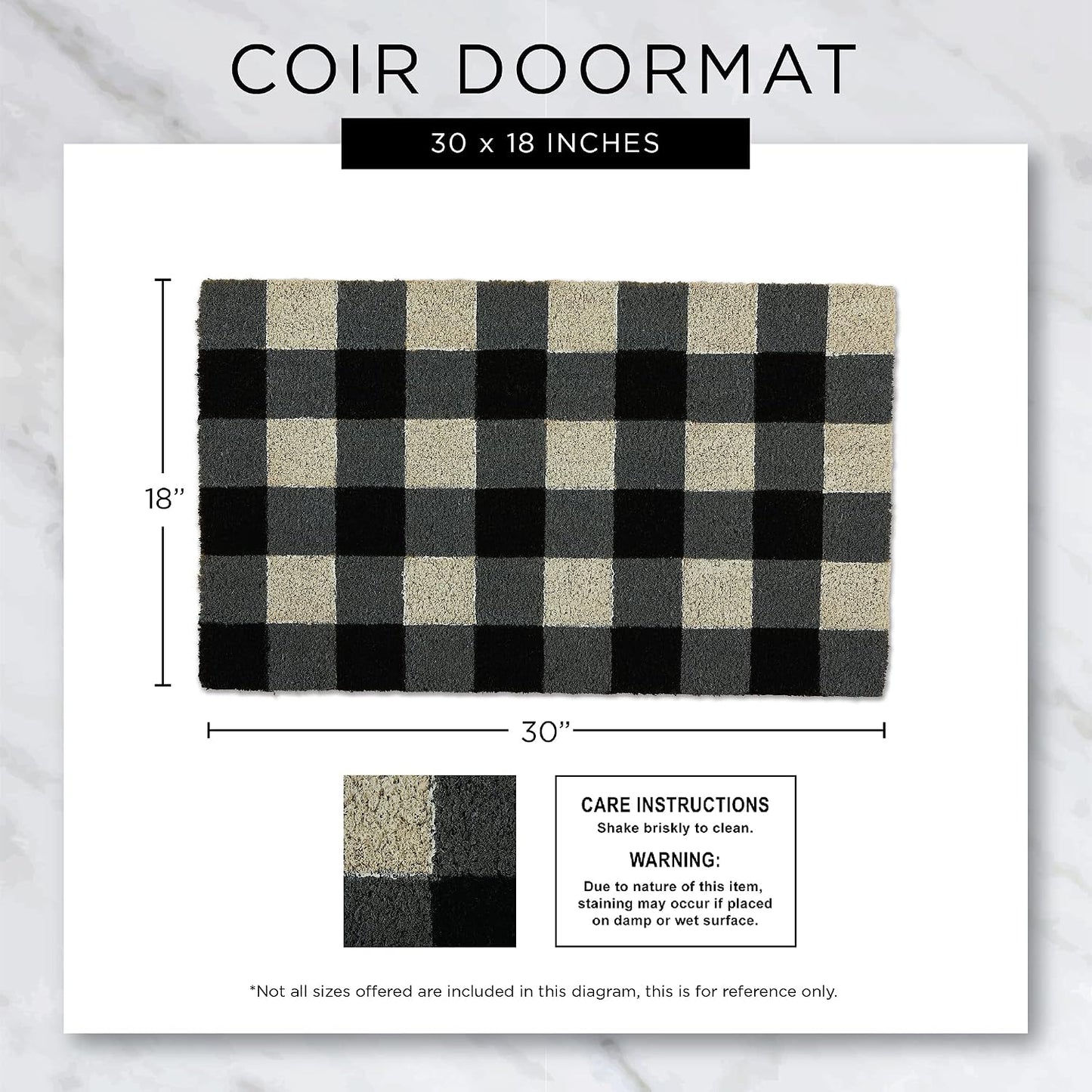 Tapete fibra coco natural interiores exteriores