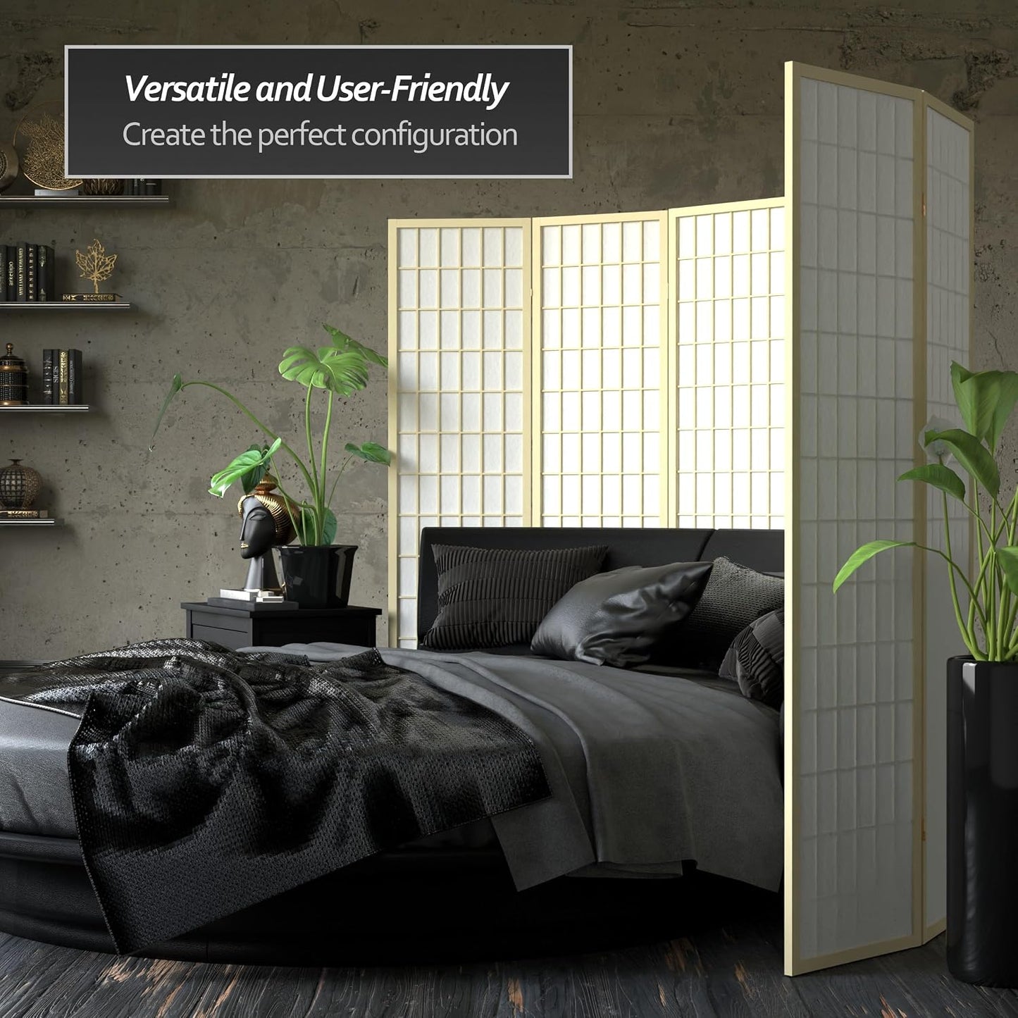 Panel ventana 6ft marfil edición especial 5 paneles