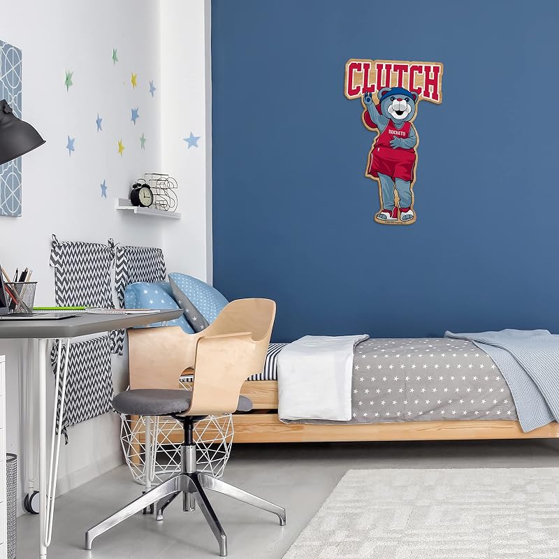 Banderín NBA mascota fieltro suave para colgar