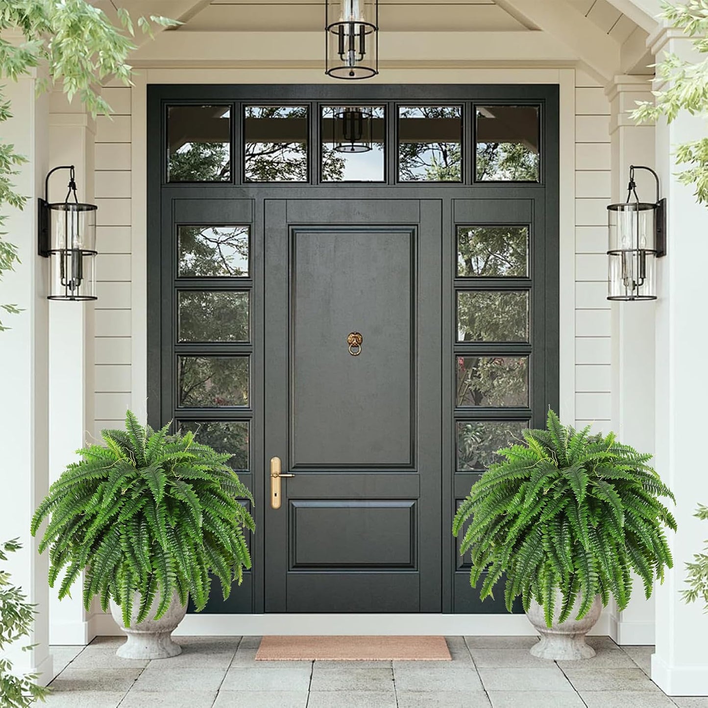 Arbusto Helecho Boston Seda 49" Exteriores Oficina