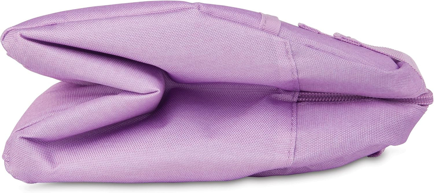 Bolsa almuerzo lavanda reutiliz. con cremallera