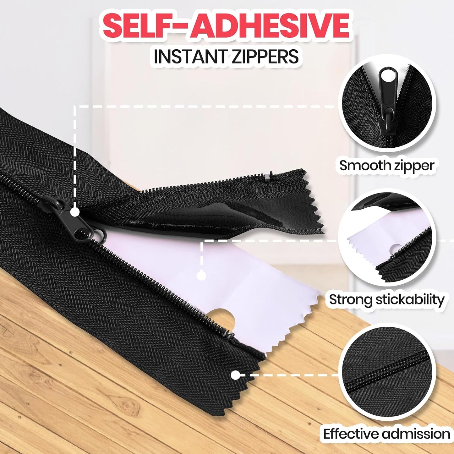 Protectores puerta autoadhesivo 7ftx3pulg negro