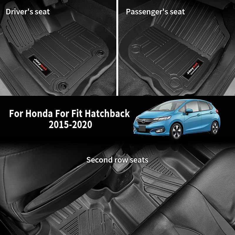 Alfombrillas TPE negro Honda Fit 14-20