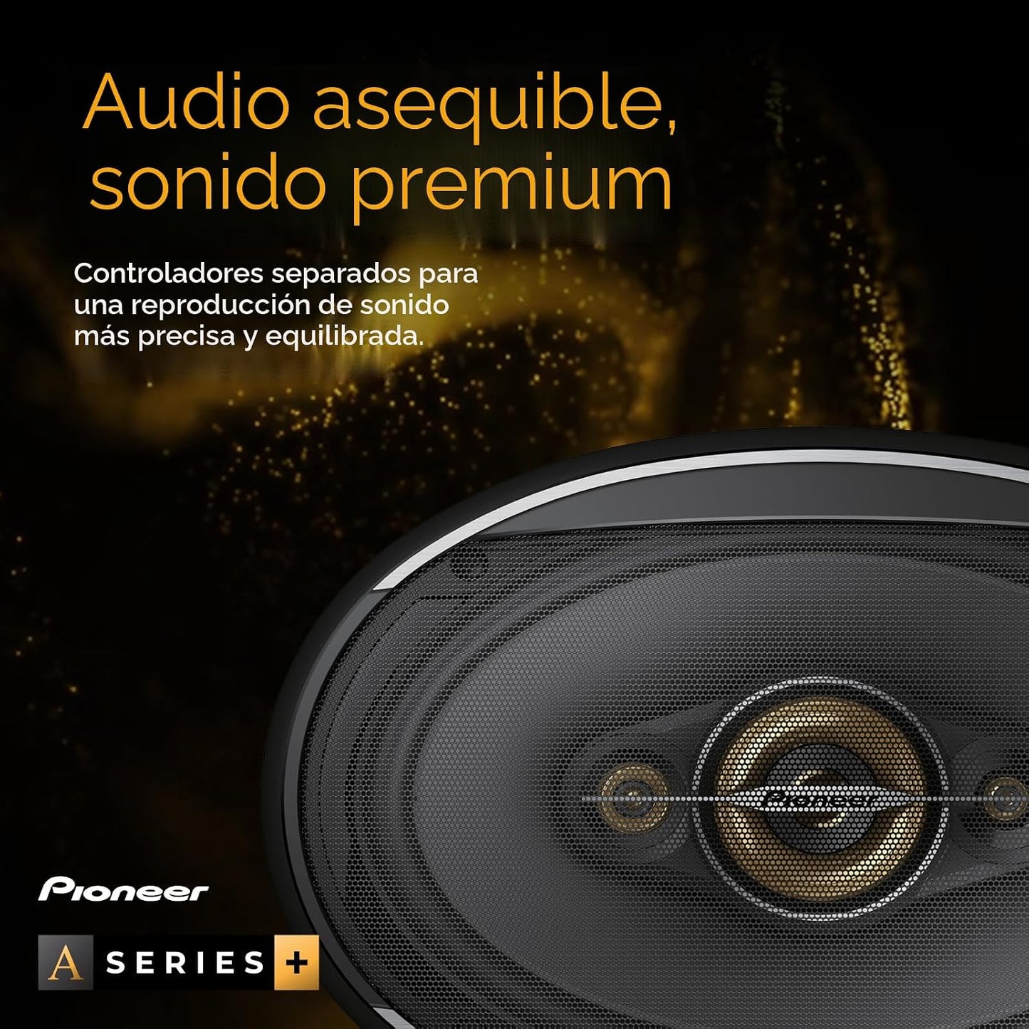 Altavoces 4 vías 6.5" 350W sonido equilibrado par