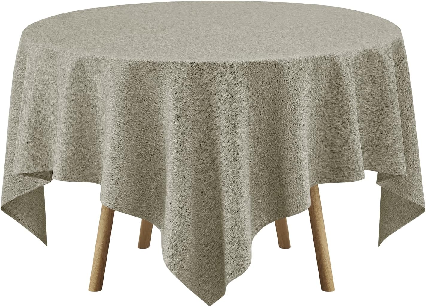 Mantel cuadrado lino sintético 52x52pulg impermeable