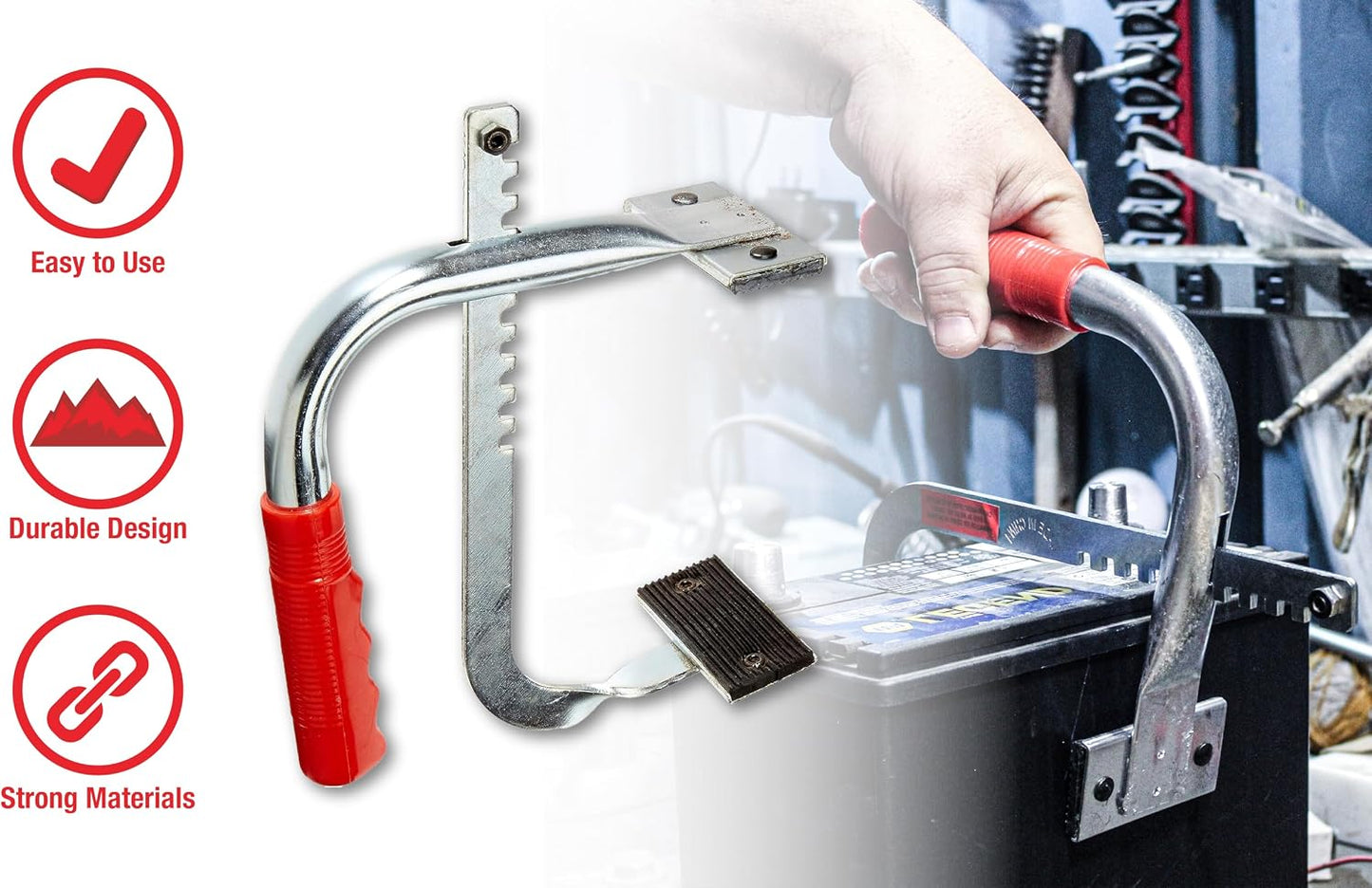 Levantador de batería lateral Ez Red BK520