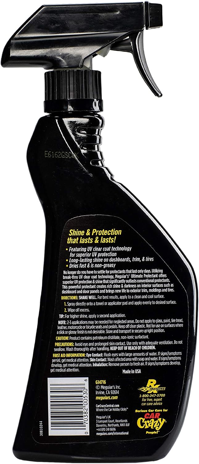 Kit limpieza interior auto con protector Meguiar