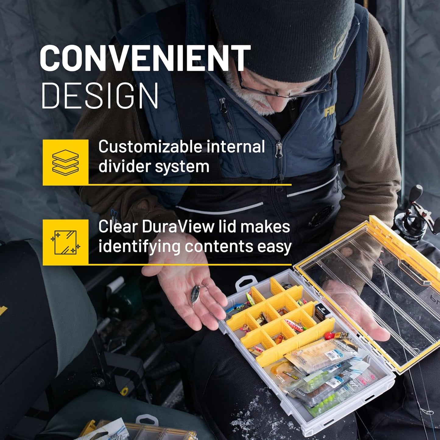 Caja organizadora Edge Flex 3600 con 38 divisores flexibles