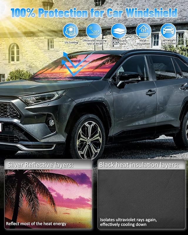 Parasol reflectante plegable para Toyota RAV4 19-25
