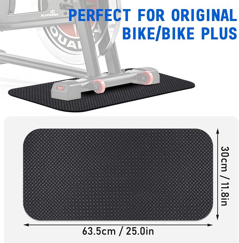 Alfombrillas antideslizantes para bicicleta Peloton y Concept 2