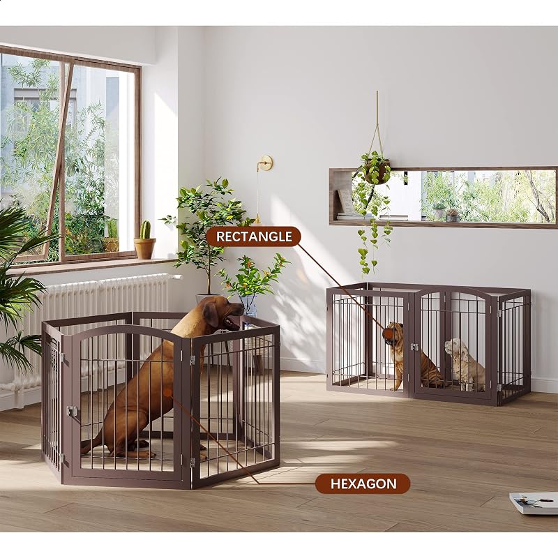 Puerta perros ancha 144" alto 30" pasillo escalera hogar