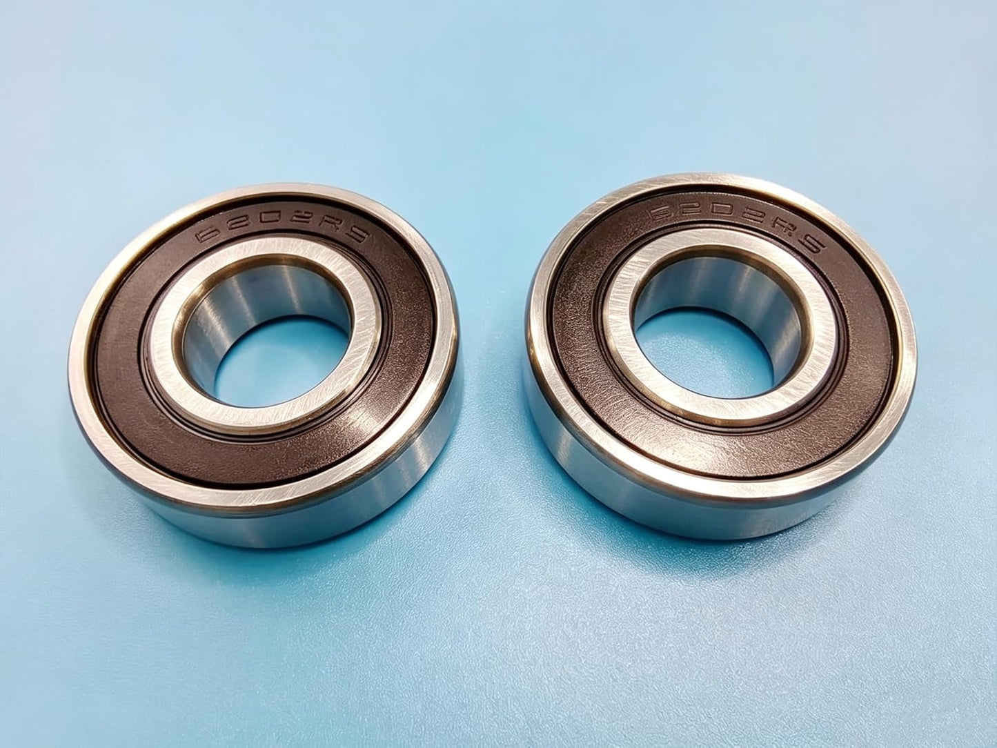 Rodamiento bolas 0.591x1.378" acero cromado sellado goma