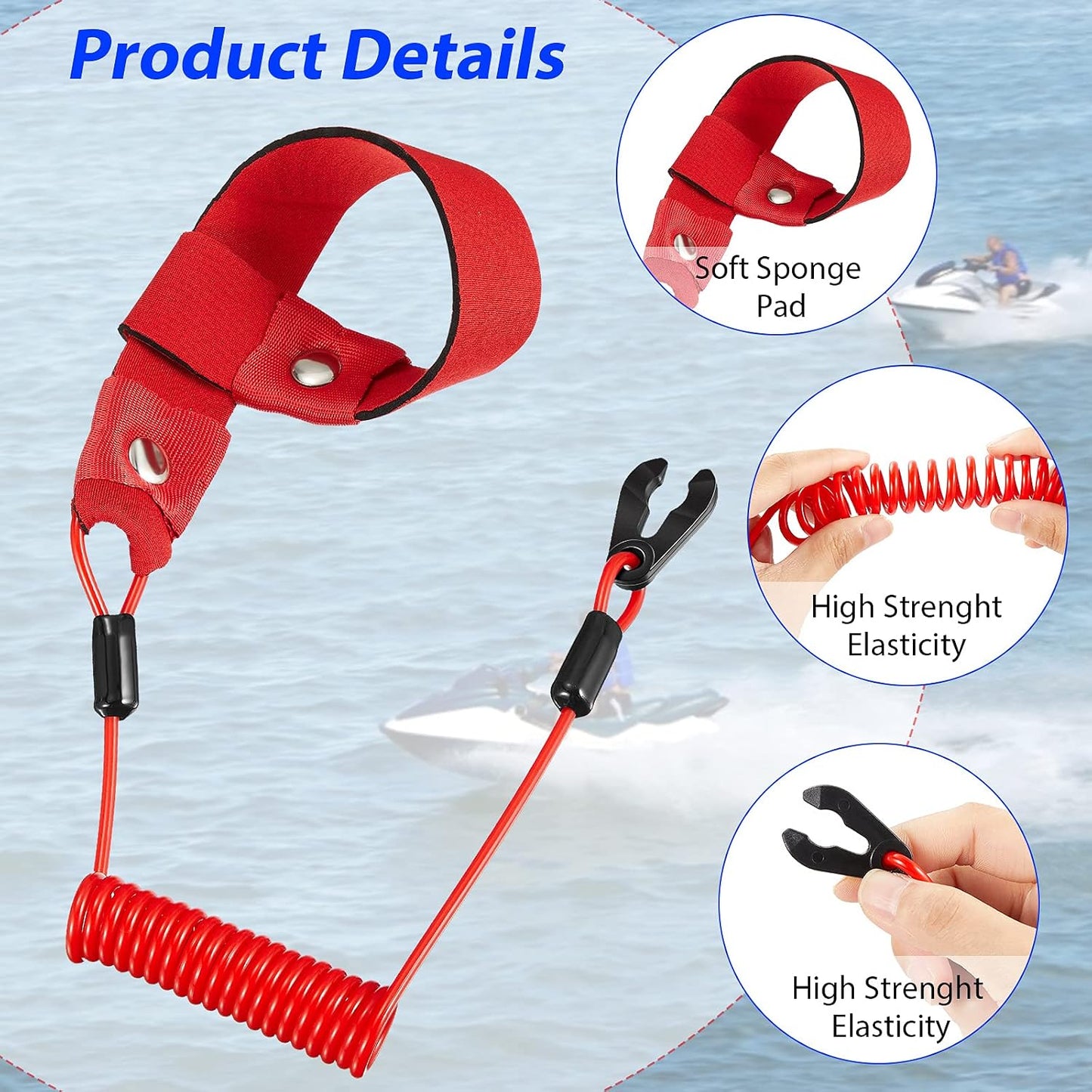 Cordón interruptor barco parada de muerte 2 pzas