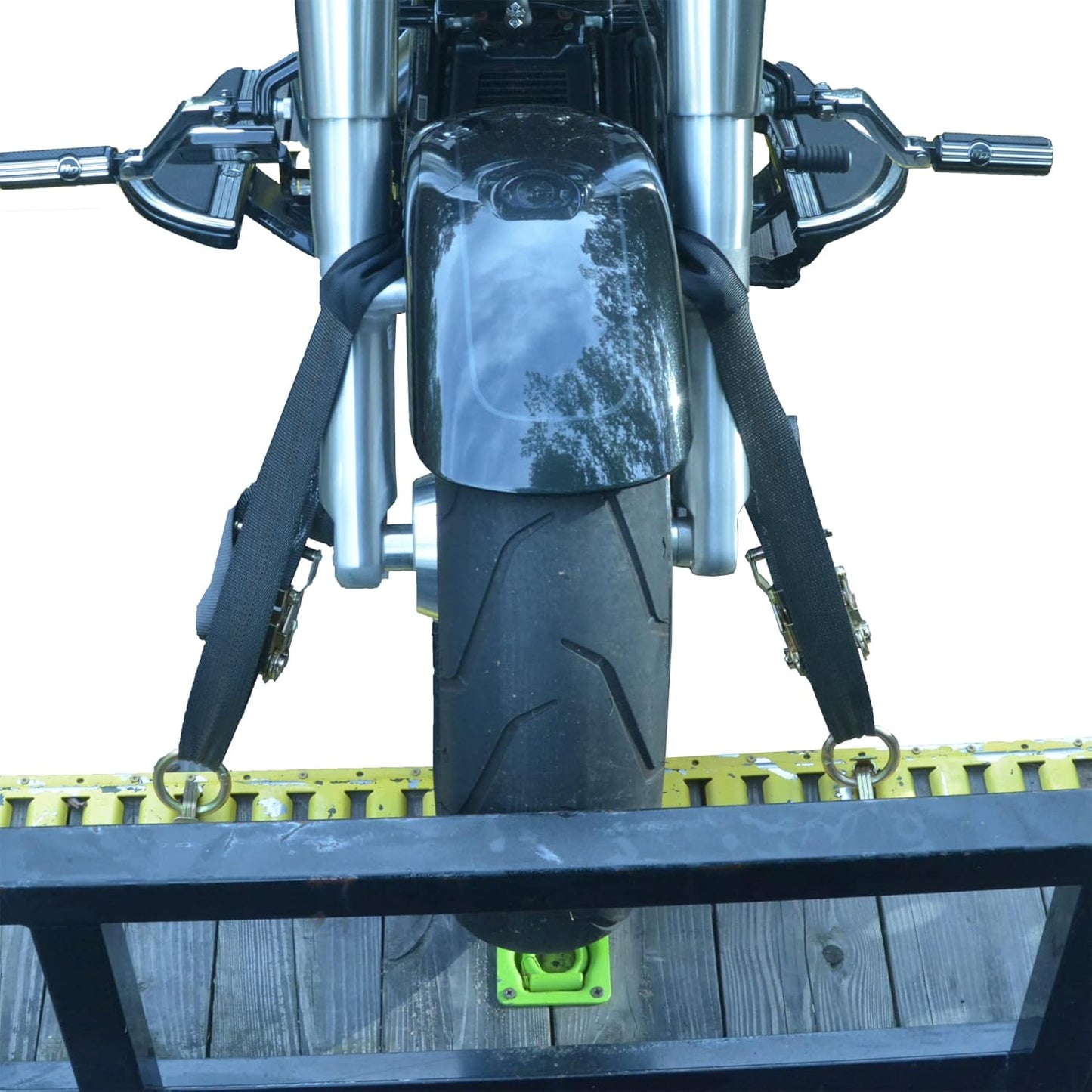 Correas amarre motocicleta 2 pzas 10klibra2x10pulg Cordura negro