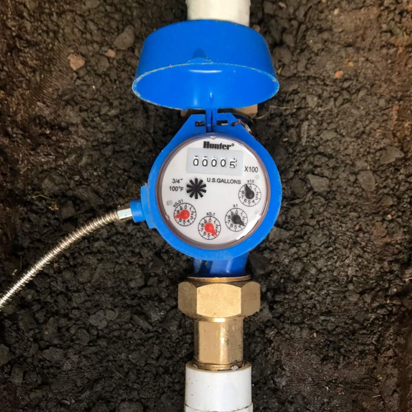 Medidor flujo riego 1pulg sensor fugas comp HC Pro-HC