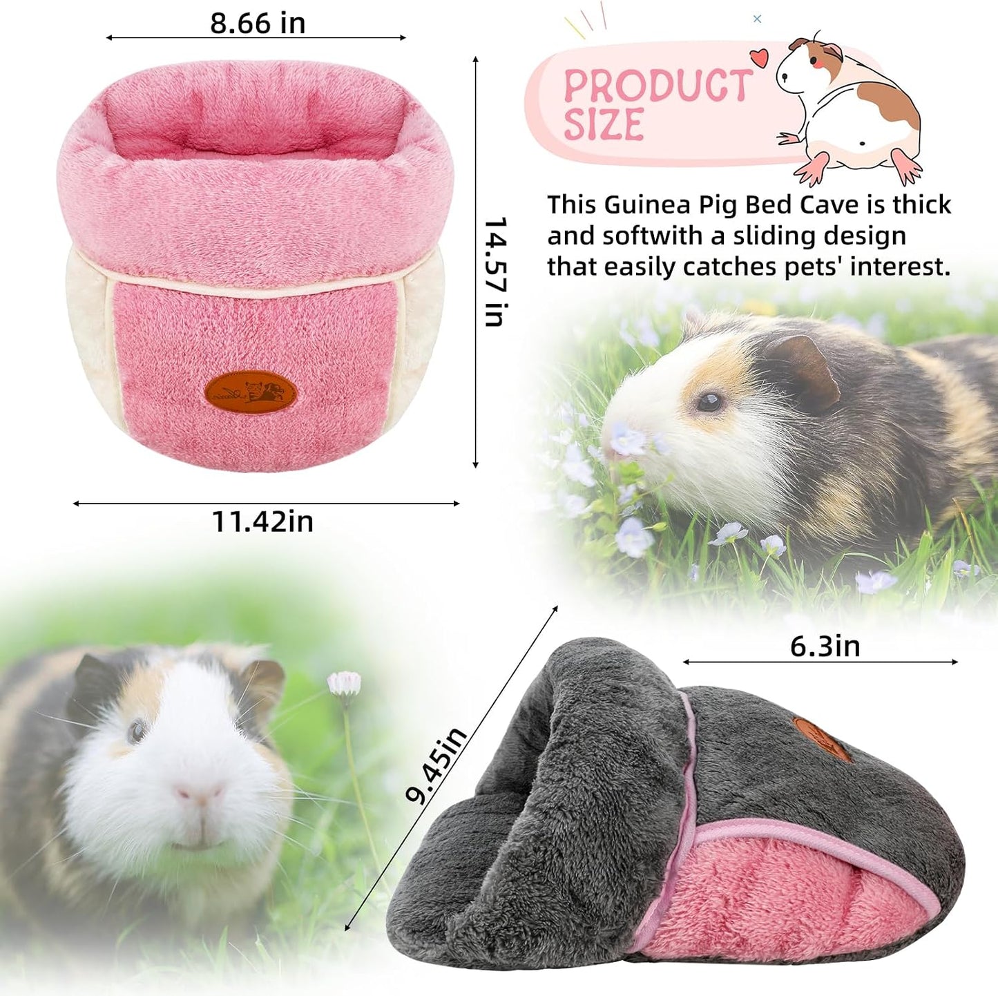 2 Pzas Escondite Conejillo Ropa Cama con Bolsillo