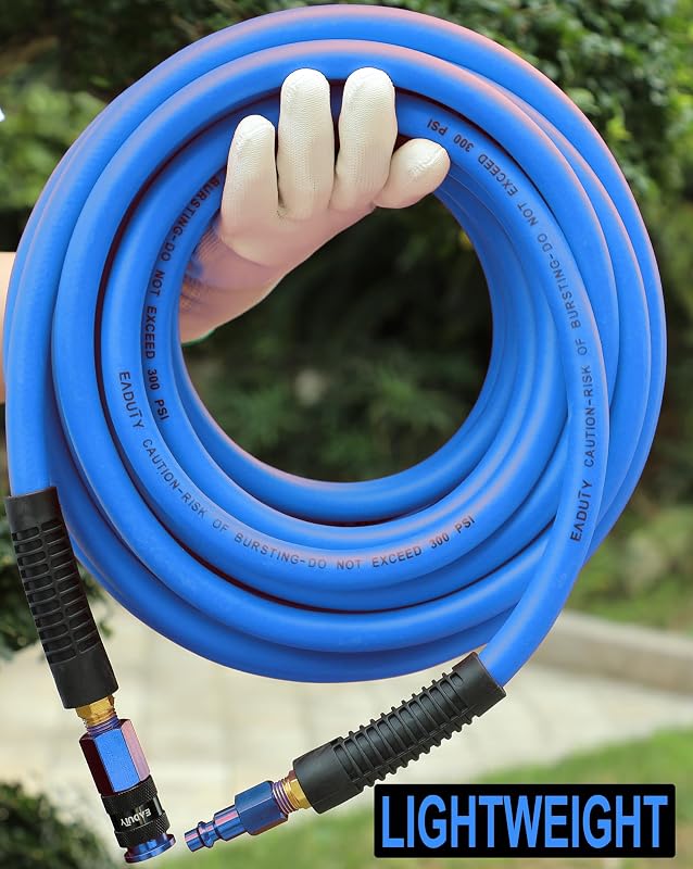 Manguera aire plomo 1/4pulg x10ft acoplador aluminio azul