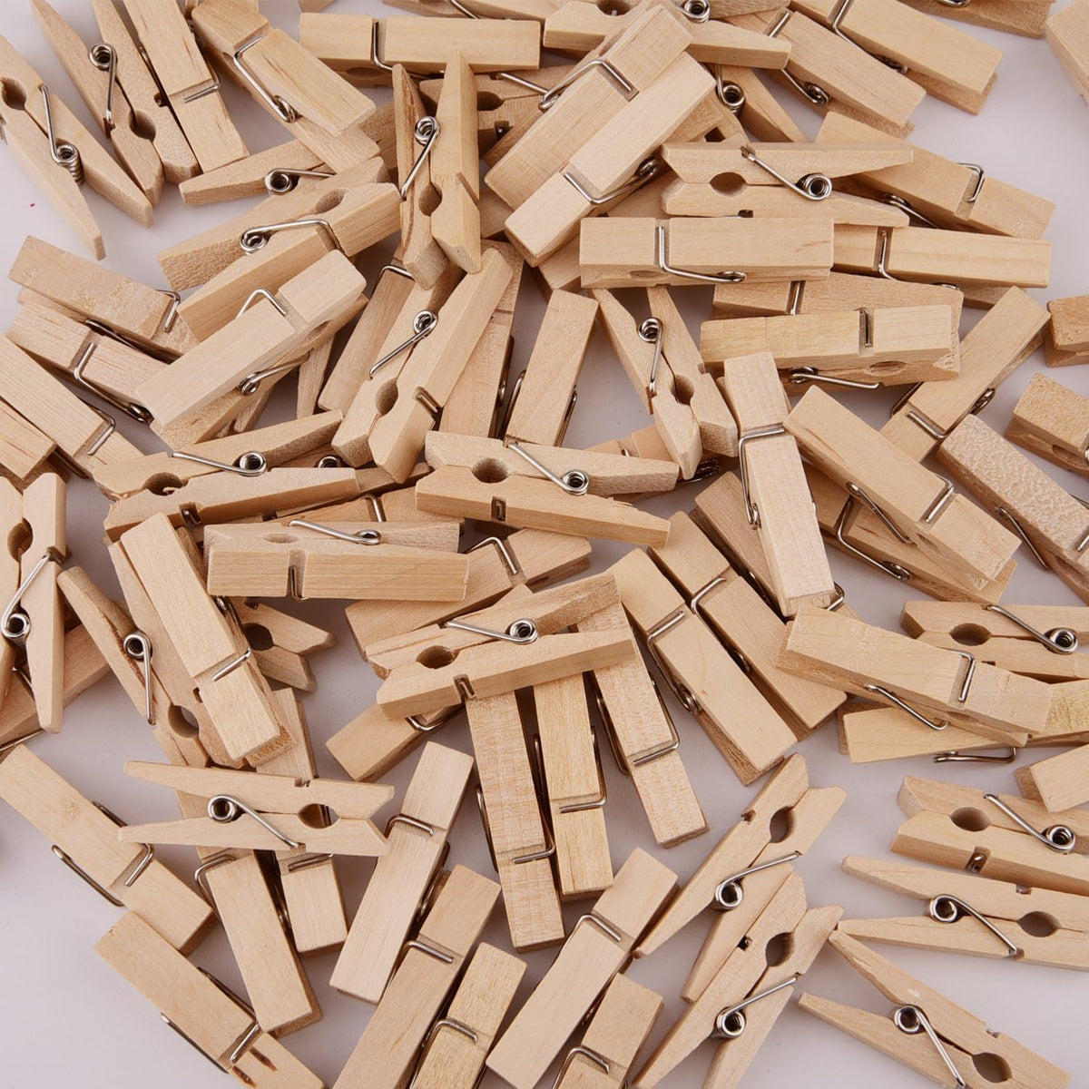 Cordel yute 320ft 100pzas pinzas madera manualidades