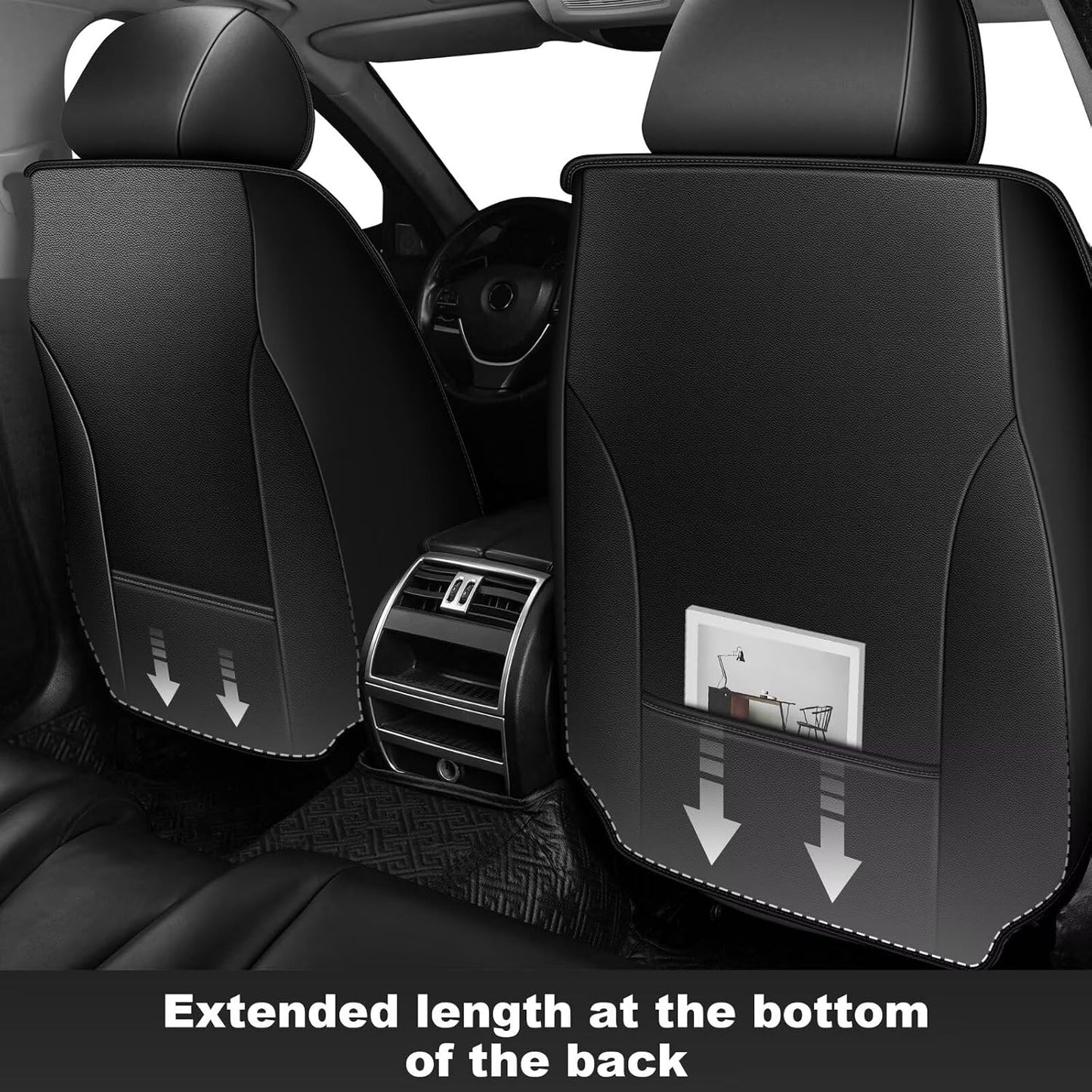 Fundas asiento Jeep Compass 2012-26 cuero negro impermeables