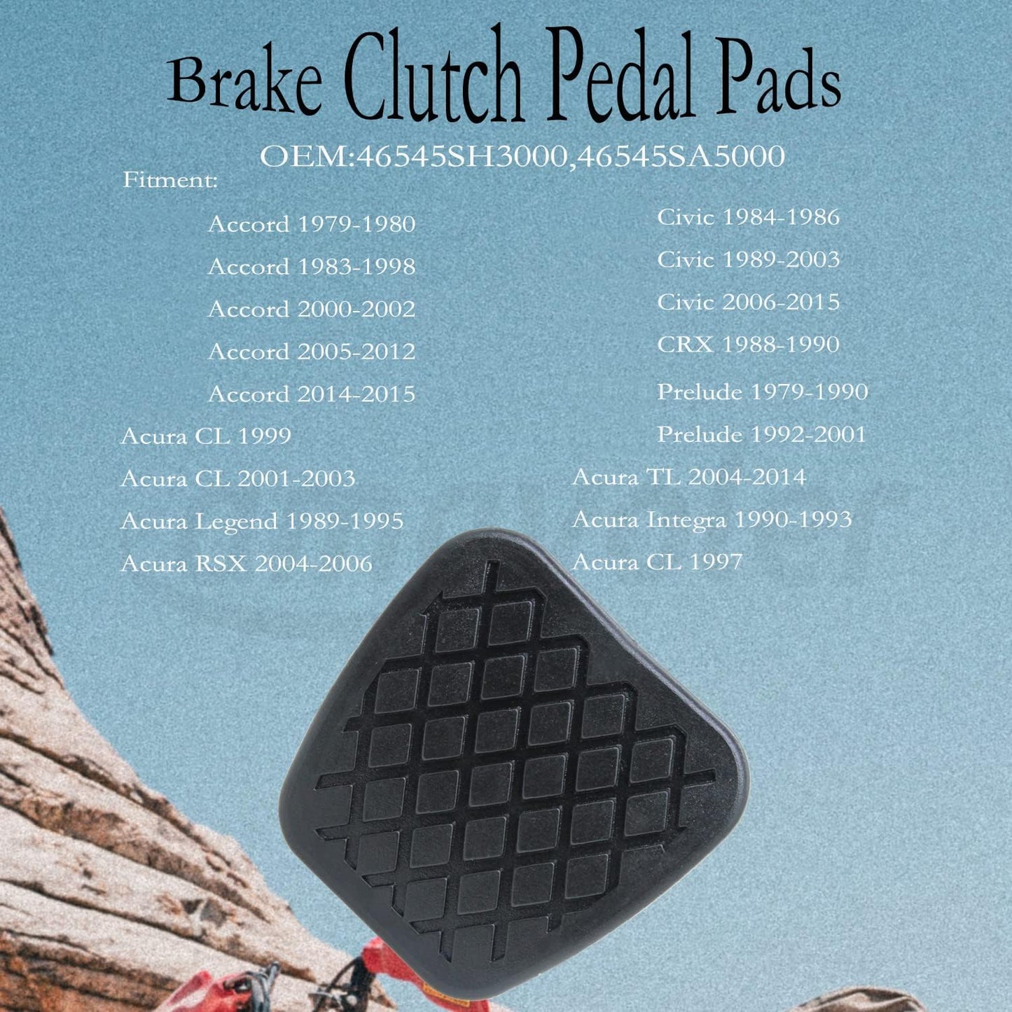 Almohadilla pedal embrague freno