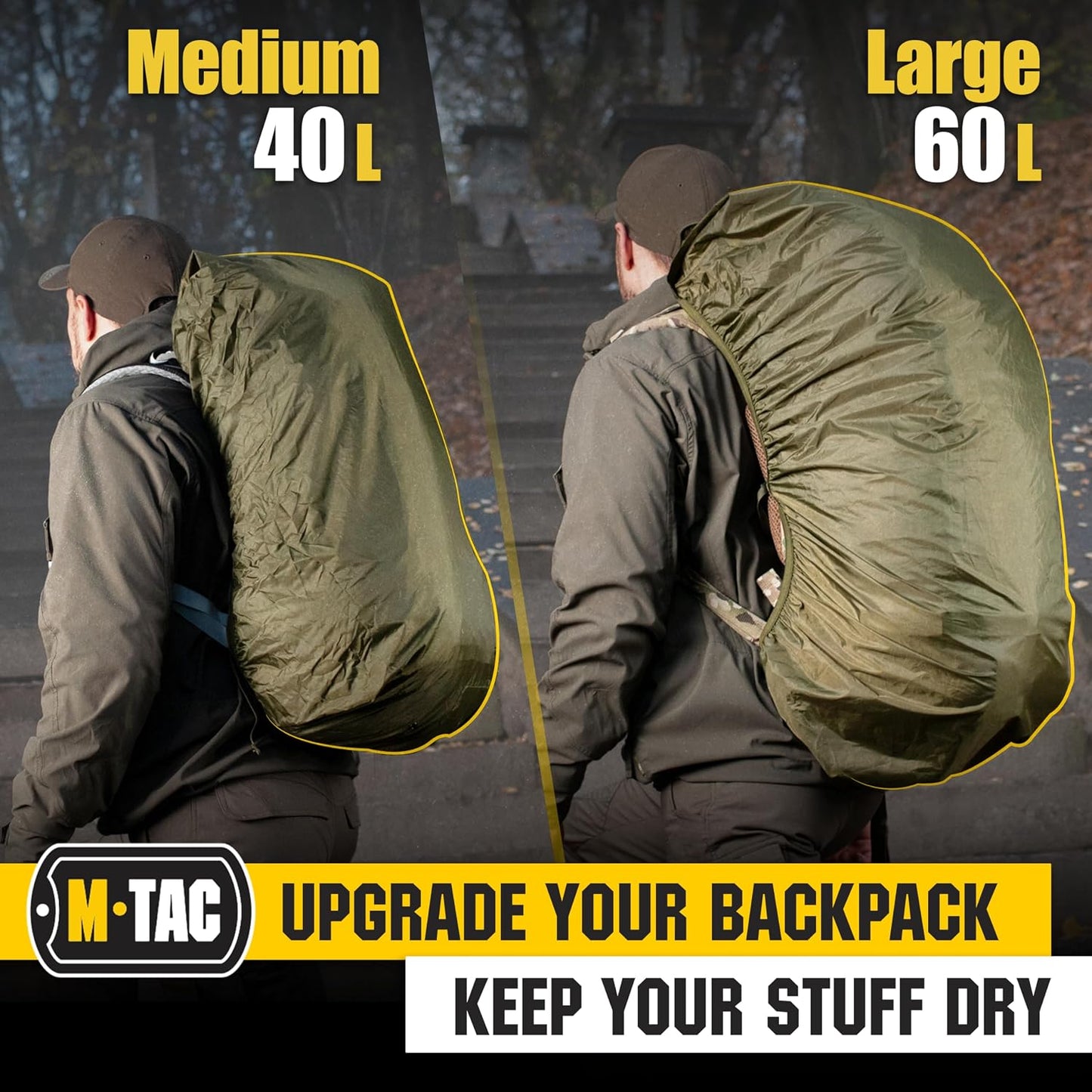 Cubierta impermeable mochila para caminar camping