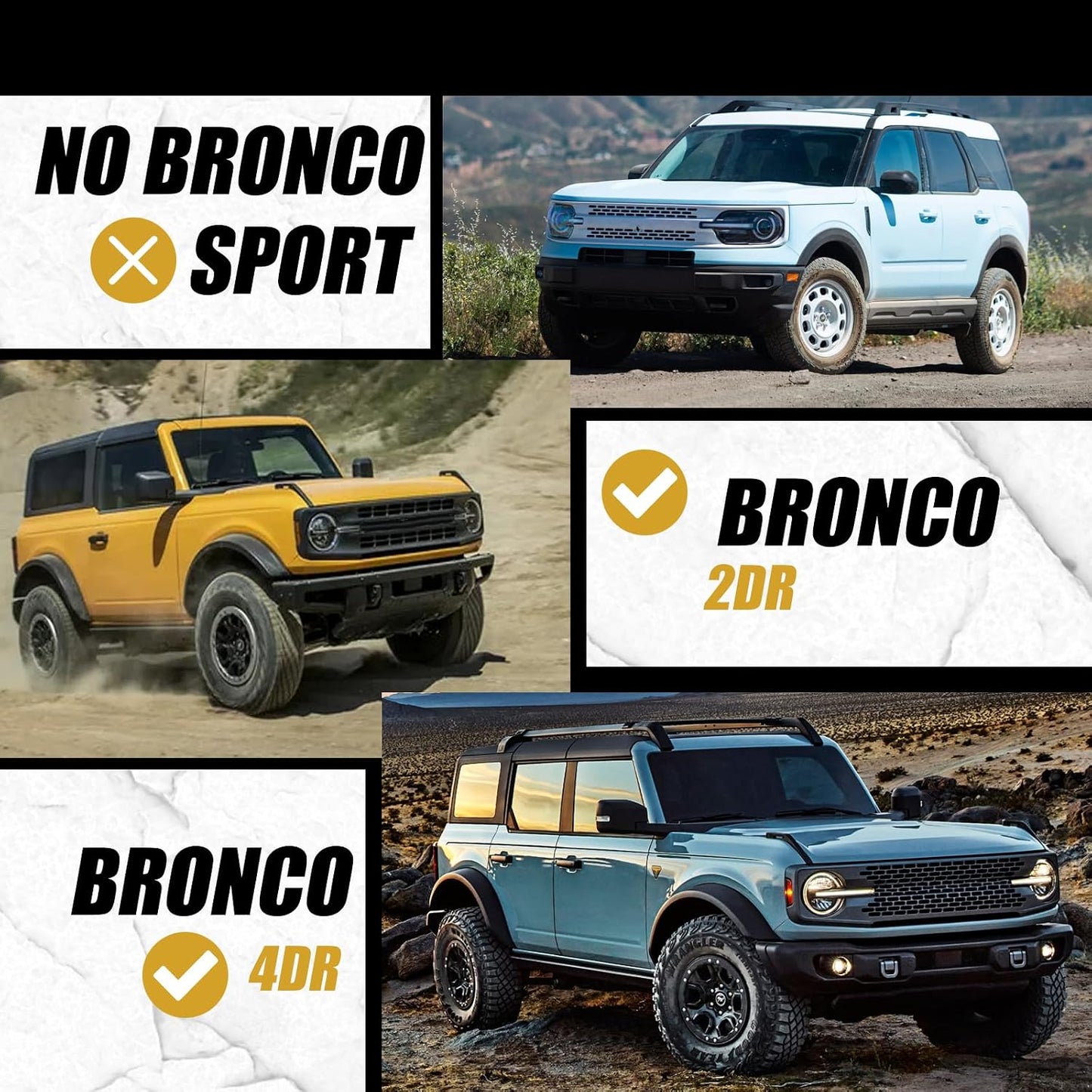 Kit enganche remolque 2pulg Ford Bronco con cubierta