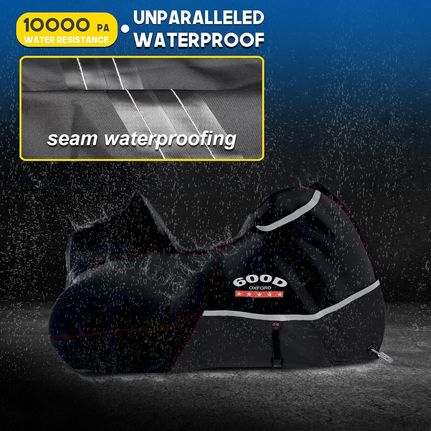 Funda triciclo 600D impermeable para Tri Glide Goldwing