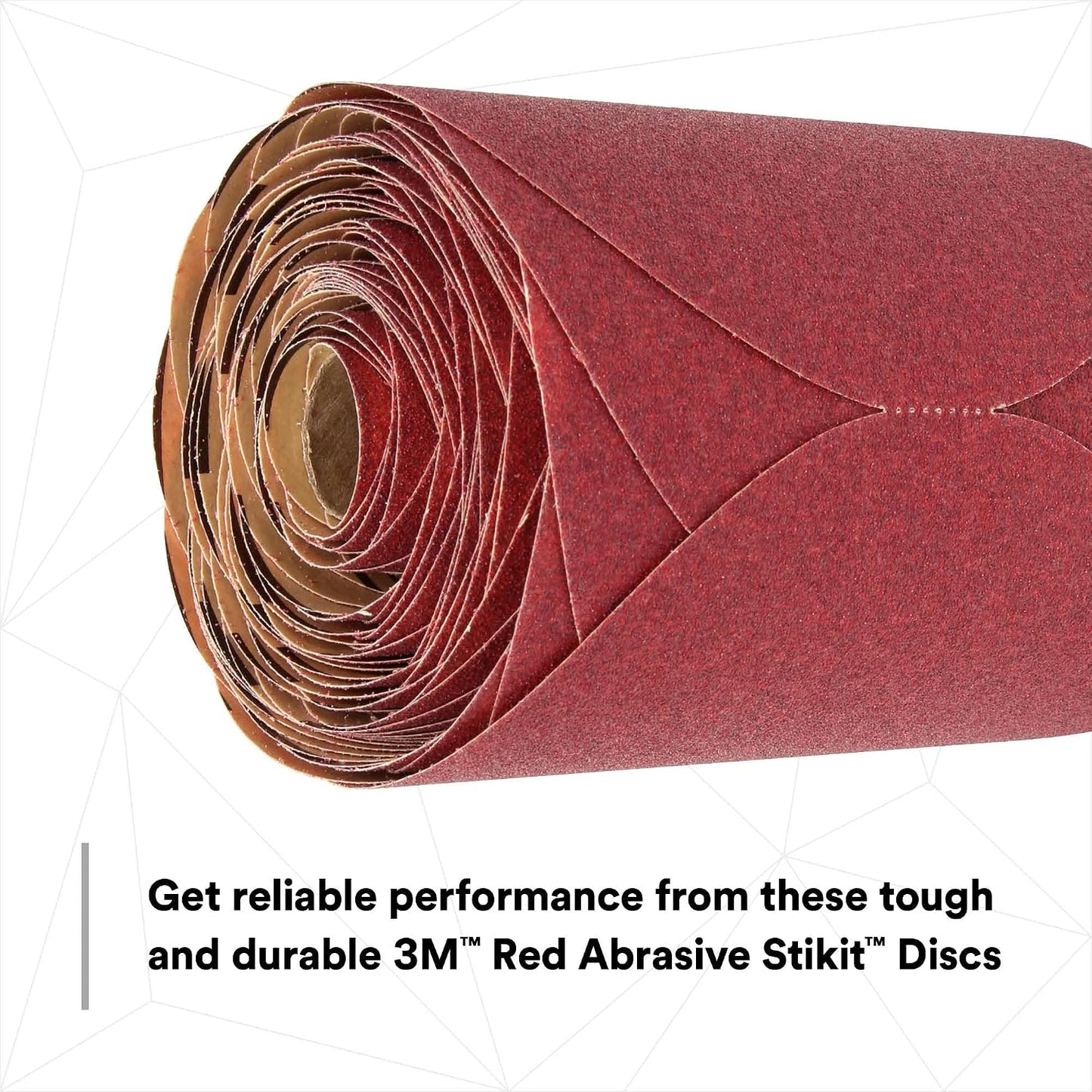 Discos abrasivos Stikit rojos P80 15.24cm 100 pzas
