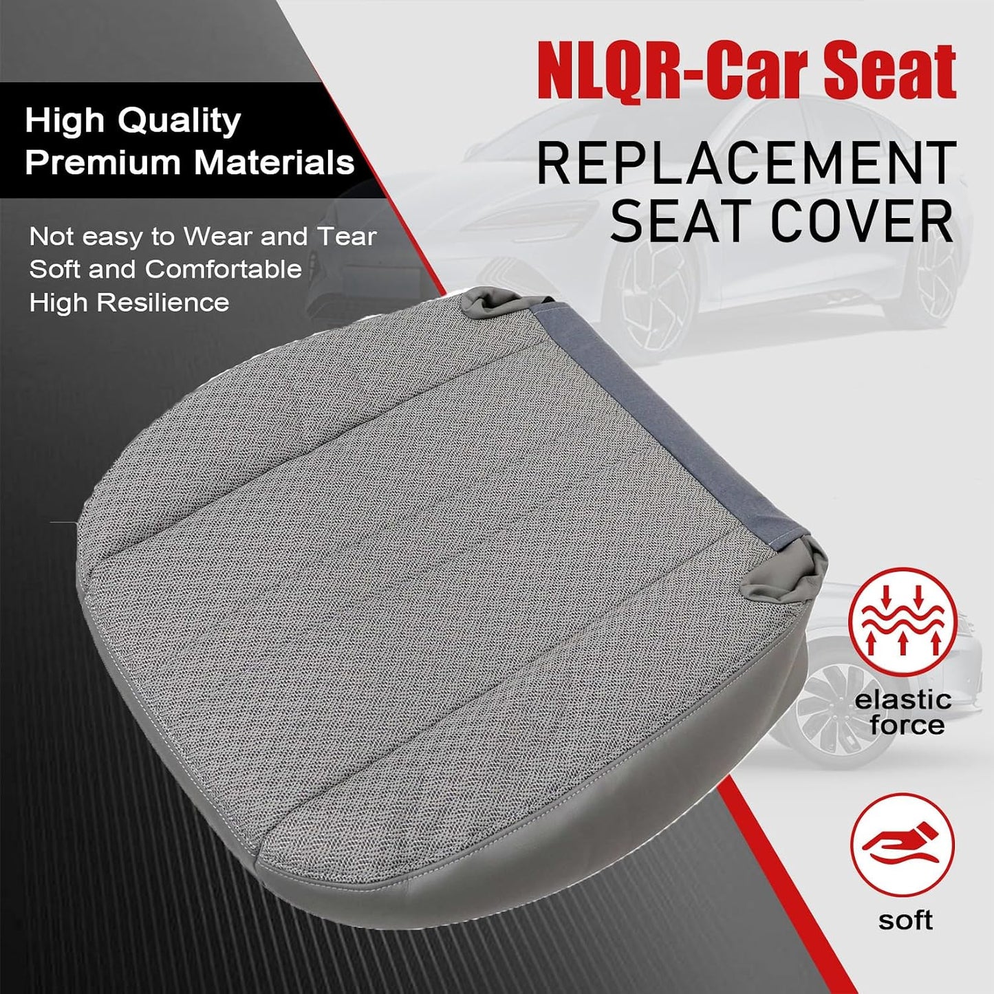 Funda asiento Chevy Express GMC Savana 2003-2014 gris peltre