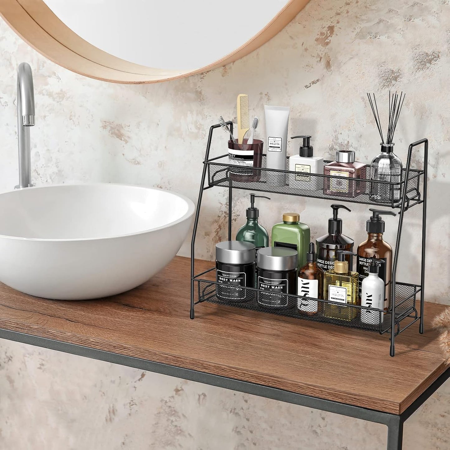 Organiz. especias baño cocina encimera