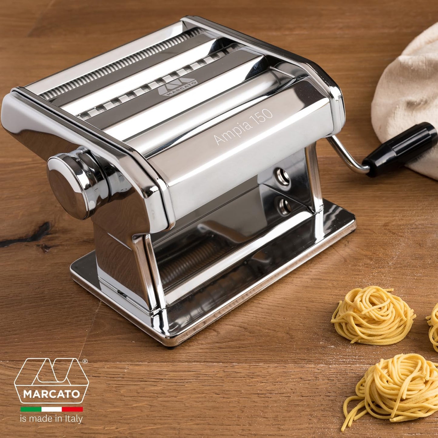 Máquina manual para pasta acero cromado 150 Classic