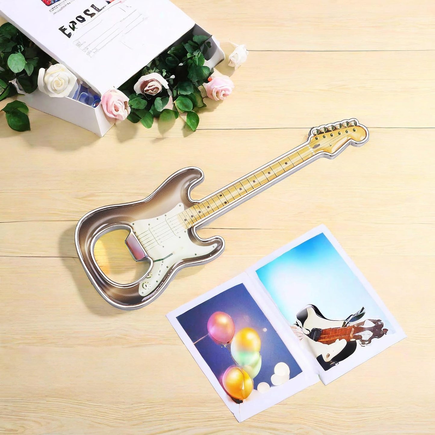 Abridor botellas forma guitarra regalo amantes música