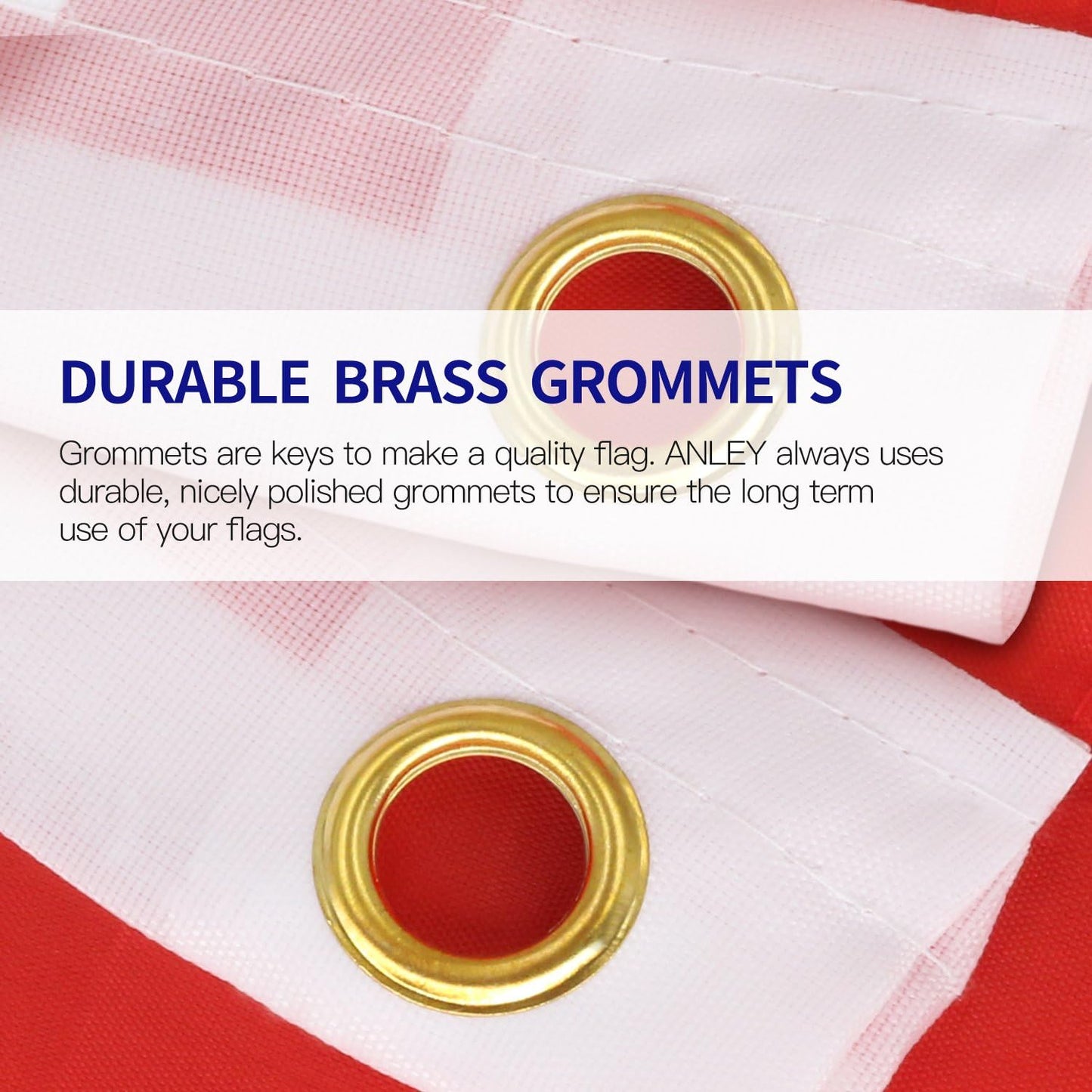 Bandera Barbados 3x5ft poliéster ojales latón doble costura