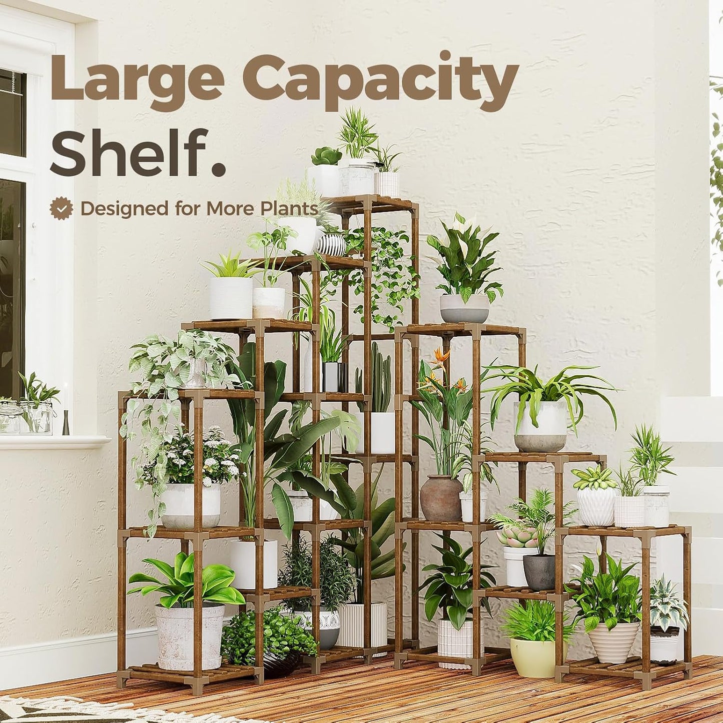 Soporte para plantas grandes uso interior/exterior