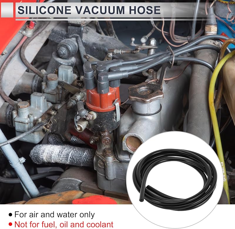 Manguera vacío silicona 6.6ft 1/16pulg 130PSI automotriz