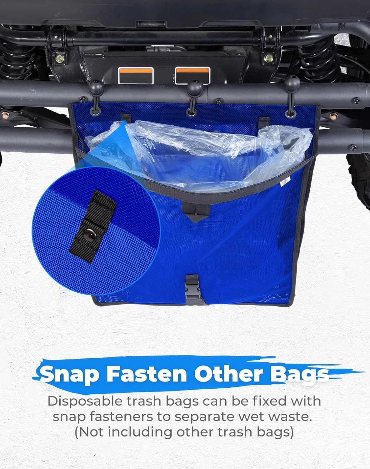 Bolsa basura malla PVC para UTV ATV universal